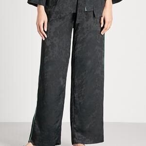 Maje Pasito Black Pants floral size 2 NWT